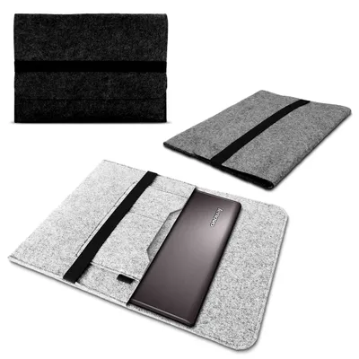 Produktbild von Sleeve Tasche für Lenovo Yoga 6 13,3 Zoll Hülle Cover Filz Schutzhülle Notebook, Farbe:Dunkel Grau