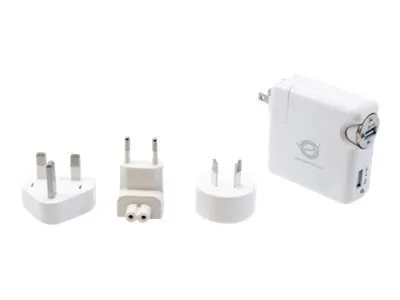 Produktbild von Conceptronic CUSBCHARKIT, Auto, Drinnen, AC, Zigarettenanzünder, 5 V, Weiß