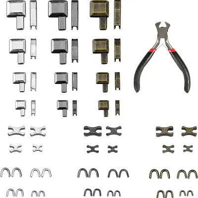 Produktbild von INF 61-teiliges Reißverschluss-Reparaturset, Ersatzschieber aus Metall