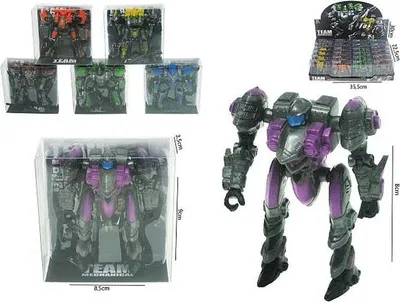 Produktbild von Roboter-Figur 8cm 24Stk/Disp HFM07 43389