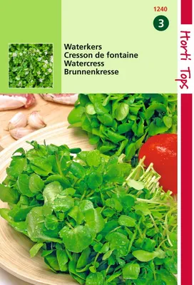 Produktbild von Brunnenkresse | Kressesamen von Hortitops [MHD 12/2024]