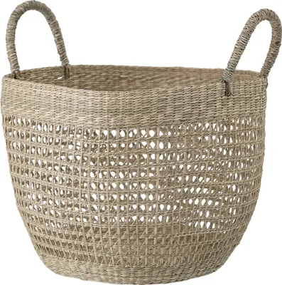 Produktbild von Bloomingville Korb Seegras natur 2 Henkel 34 cm Wäschekorb Zeitungskorb Aufbewah