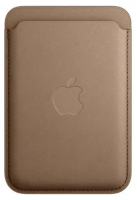 Imagen del producto de FineWoven Wallet MagSafe con función 'Buscar' - Taupe