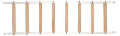 Produktbild von Acryl-Vogelleiter mit Holzstufen für Papageien und Wellensittiche, Beißspielzeug zur Schnabelpflege, 8-stufig, Vogelkäfigzubehör