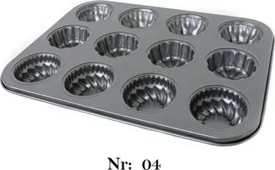 Produktbild von 2 stück Muffinform Backform Muffinförmchen Backblech Blechform Form 04