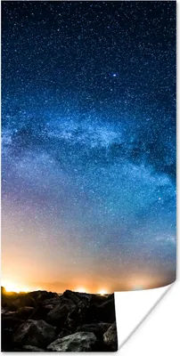 Produktbild von MuchoWow® Poster Galaxie - Universum - Sonne - Jungen - Mädchen - Kinder 60x120 cm - Wandschmuck