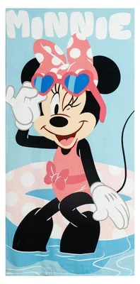 Zdjęcie produktu dla Ręcznik plażowy Minnie Mouse Niebieski