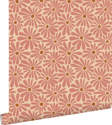 Immagine prodotto di ESTAhome carta da parati margherite rosa terracotta 53 cm x 10.05 m
