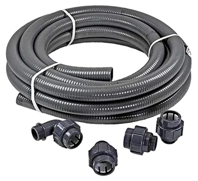 Produktbild von Anschluss-Set für Pools 12,0 m Flexfit flexibler PVC Druckschlauch Ø 50 mm + Fittings