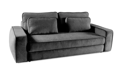 Produktbild von Sofa Ballow – Schlafsofa 267 × 120 cm mit Schlaffunktion, Dunkelgrau