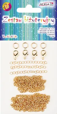 Produktbild von Kreatives Schmuckset Mix 13 Elemente Gold Aliga
