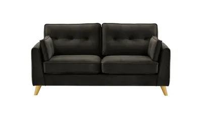 Produktbild von SLF24 - 2,5-Sitzer Sofa Magnus - schwarz - Velluto 20