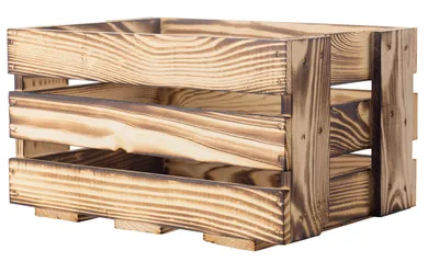 Produktbild von 3er Set neue geflammte/gebrannte Weinkiste mini 34cm x 23cm x 19cm , Geschenkiste Präsentkorb Obstkiste Holzkiste
