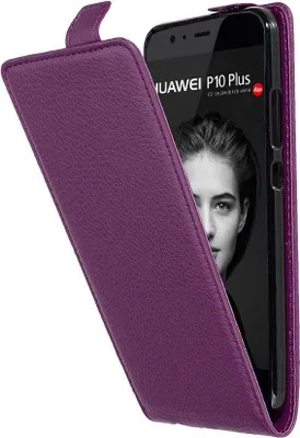 Produktbild von Cadorabo Schutzhülle für Huawei P10 PLUS Hülle in Lila Flip Etui Handyhülle Case Cover Kunstleder