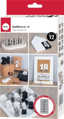 Produktbild von Rayher Hobby GmbH Gießf. Zahlen 0-9 Sonstige Sonstige