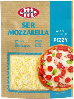 Zdjęcie produktu dla Ser Mozzarella 500g tarty SM MLEKPOL