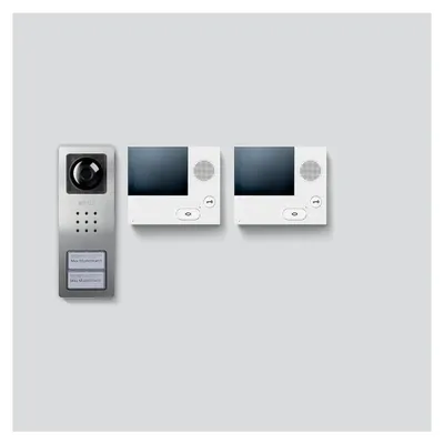 Immagine prodotto di Siedle SET CVB 850-2 E/W Sistema di accesso video 8,89 cm (3,5" ) in acciaio inox