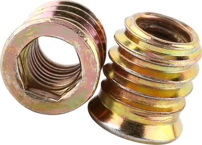 Obrázok produktu pre Drevené závitové matice Pozinkovaná nábytková matica z uhlíkovej ocele (M8 * 15 mm)