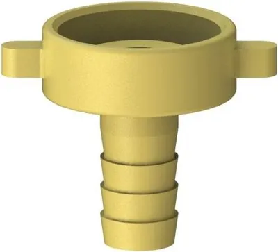 Image de Js Ms-Schlauchverschraubung 2-Teilig,Flachdichtend,1/2"X1"