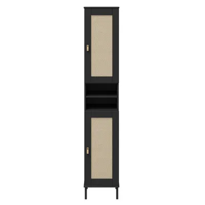Produktbild von Woodroom Hochschrank Kiefer massiv lackiert 35x190x32 cm