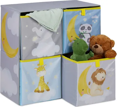 Immagine prodotto di scaffale per bambini relaxdays con scatole