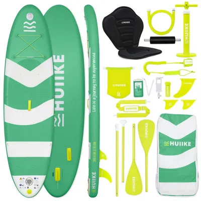 Productafbeelding van Opblaasbaar Supboard 10’ Omvormbaar tot Kajak. Stand Up Paddle Board, tot 130 kg