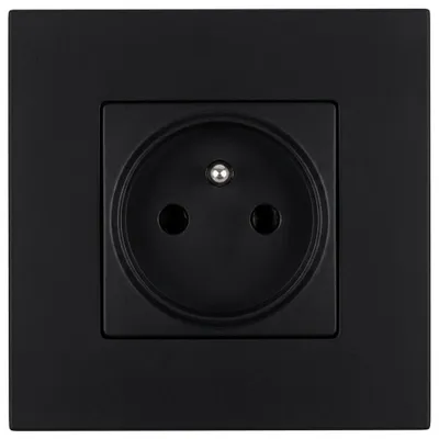 Zdjęcie produktu dla Gniazdo Kontakt Gniazdko Szklane MATOWE z Bolcem Uziemieniem Czarne MIUUN, productTiles.product.images.aiGenerated