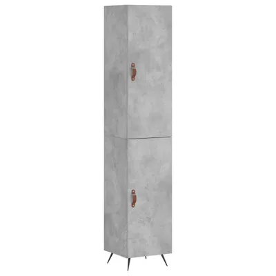 Produktbild von Highboard Betongrau 34,5x34x180 cm Holzwerkstoff