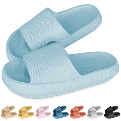 Produktbild von Hausschuhe Damen Sommer,Cloud Slides,Schlappy