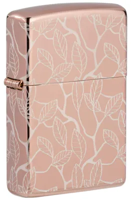 Produktbild von Zippo Sturmfeuerzeug - Vine and Leaves, High Polish Rose Gold, Laser 360° - Nach