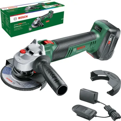 Zdjęcie produktu dla Akumulatorowa szlifierka kątowa UniversalGrind 18V-75, 1 x akumulator PBA 18V 4.0Ah