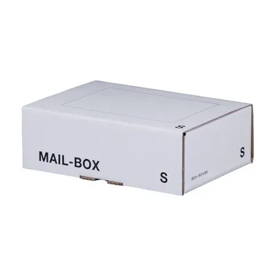Produktbild von 20x Versandkarton 249x175x79mm MAILBOX S mit Steckverschluss wiederverschließbar weiß