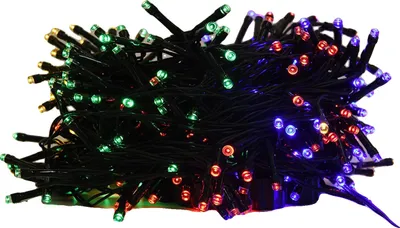 Zdjęcie produktu dla Świąteczne lampki LED, 8 trybów świecenia, wodoodporna konstrukcja, RGB