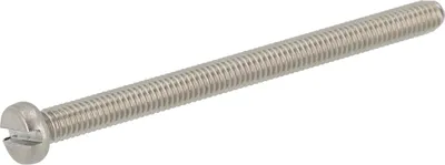 Zdjęcie produktu dla Sruba cylindra, szczelina ze stali nierdzewnej M4x55 - DIN84