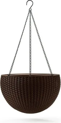 Productafbeelding van KETER Bloempot Ophangsfeer 35 x 35 x 22 cm Bruin 229544