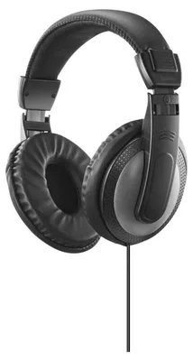 Produktbild von HAMA Kopfhörer, Shell II,Over-Ear, Kabel 2m, Lautstärkenregler, Schwarz