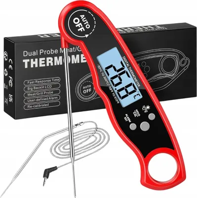 Immagine prodotto di Termometro digitale per carne Montessa con sonda lunga, termometro per arrosti impermeabile