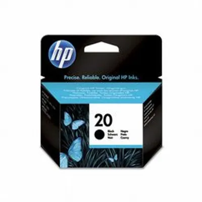 Obrázek produktu pro HP 20, Černá, Inkoust na pigmentové bázi, 1 kusů