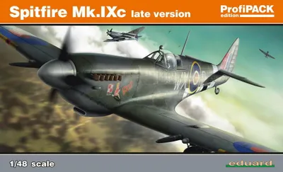 Productafbeelding van Eduard Plastic Kits, Spitfire Mk.IXc, late versie, ProfiPack, artikelnummer 3908281