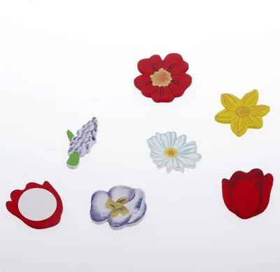 Produktbild von Streudeko Springflowers mit Klebepunkt - 3 cm - 144 Stück/VE - 15510