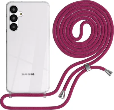 Produktbild von EAZY CASE Handykette mit Hülle für Samsung Galaxy A16 Backcover Handykette, zum Umhängen in Pink