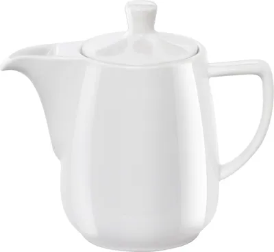Produktbild von Klassische Kaffeekanne - Porzellan - 0,6 Liter - Weiß