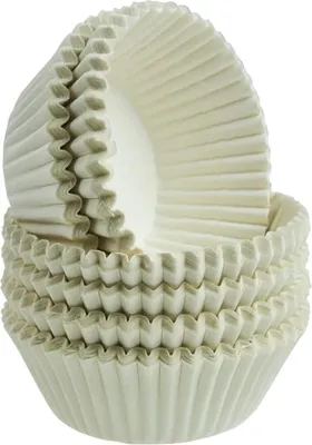 Zdjęcie produktu dla Papierowe foremki do babeczek 45 x 25 cm BIAŁE
