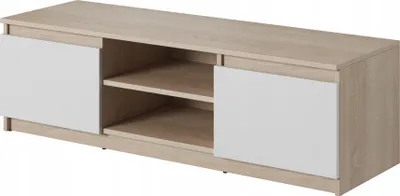 Obrázek produktu pro RTV skříňka DINGO 120 cm, lowboardová komoda pod TV - dub sonoma/bílá