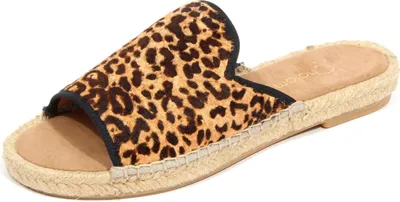 Image de H3326 ciabatta donna MYCHALOM MARIETA femme cuir pantoufles animalier