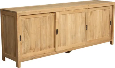 Produktbild von Teako Design Sideboard Mariefred Teakholz Massiv 210x85x50cm