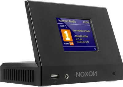 Produktbild von NOXON A120+, Internet, Analog & Digital, AM, DAB, DAB+, 87,5 - 108 MHz, 3,174 - 230 MHz, AAC, AAC+, FLAC, MP3, WAV, WMA