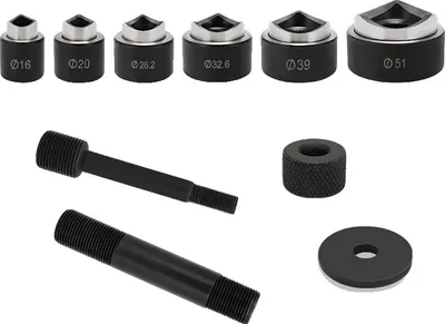 Obrázek produktu pro Hydraulická děrovačka, děrovací kapacita 15T, děrování železných plechů, 8A a tyčí