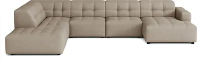 Produktbild von Emoebel24 Ecksofa U-form links 364x262x70 cm modular Sofa Bergi Braun