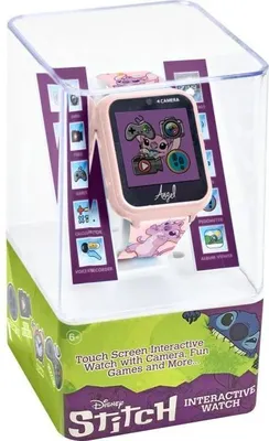 Produktbild von Interaktive Kinderuhr Angel, Multifunktionale Smartwatch, Analog & Digital, 6 Spiele, Kamera, Schrittzähler, KIDS LICENSING